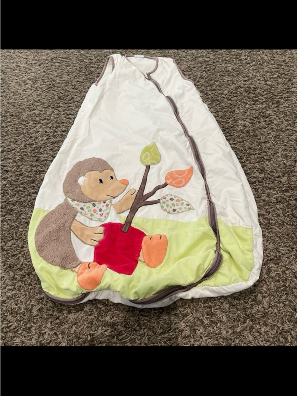 Sterntaler German hedgehog baby swaddle sleeping bag